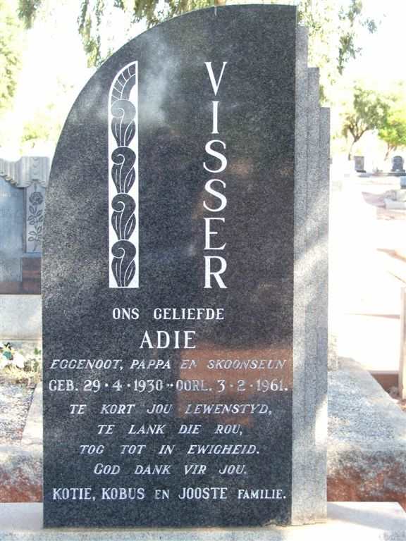 VISSER Adie 1930-1961