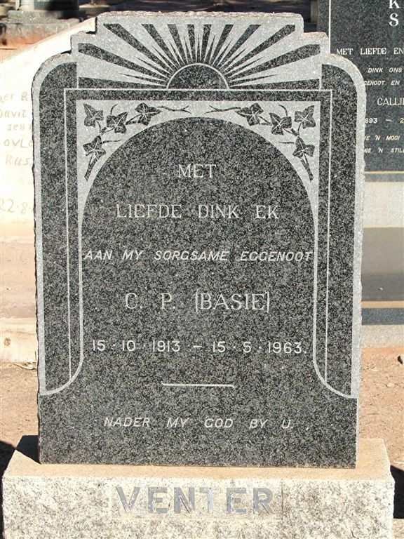 VENTER C.P. 1913-1963