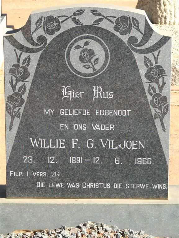 VILJOEN Willie F.G. 1891-1966