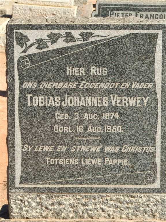 VERWEY Tobias Johannes 1874-1950