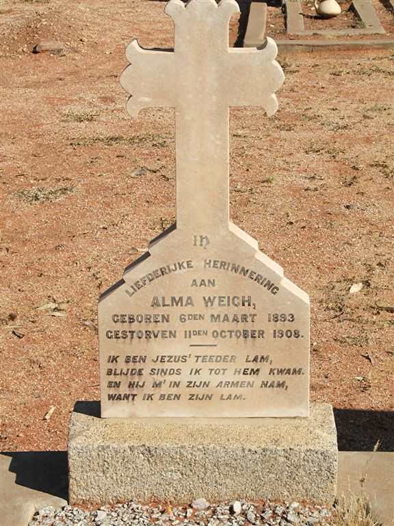 WEICH Alma 1893-1908