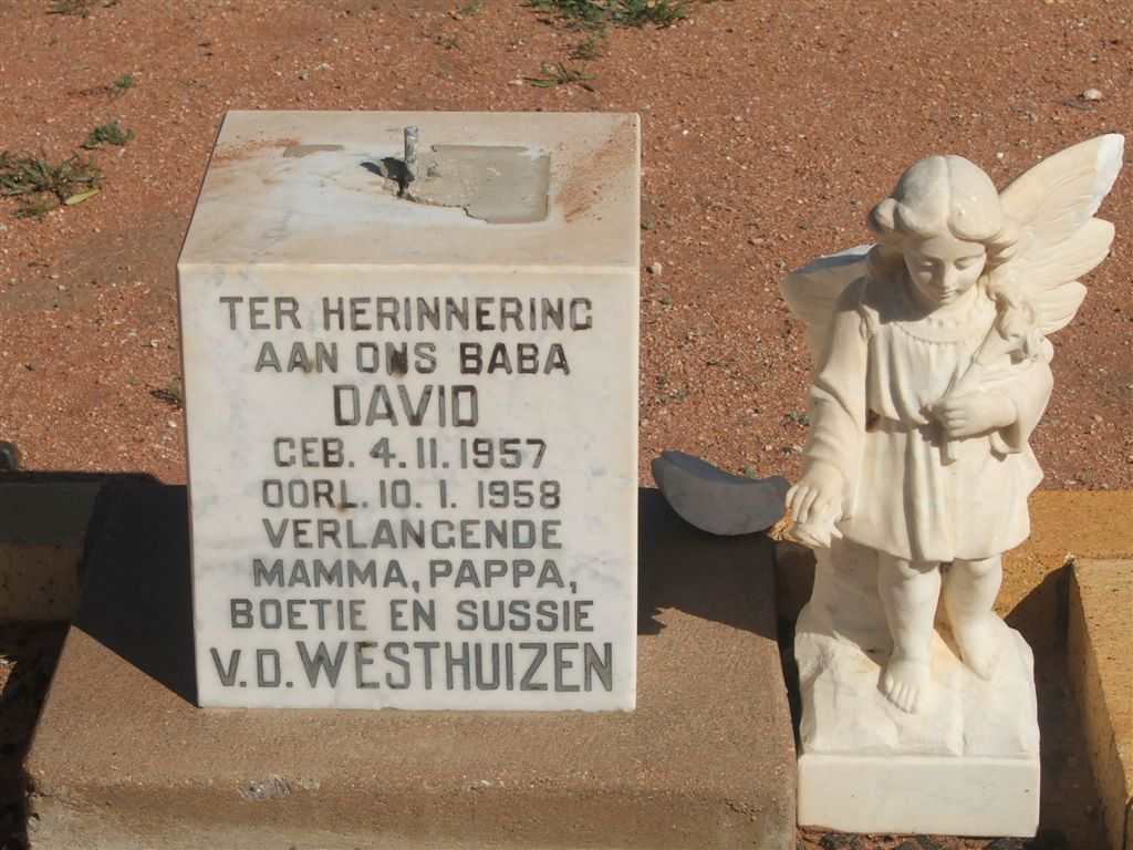 WESTHUIZEN David, v.d. 1957-1958