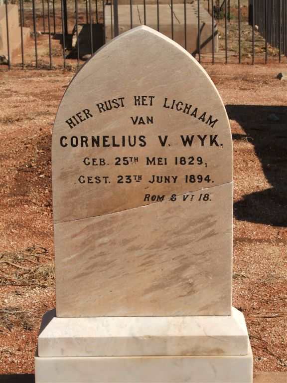 WYK Cornelius, v. 1829-1894