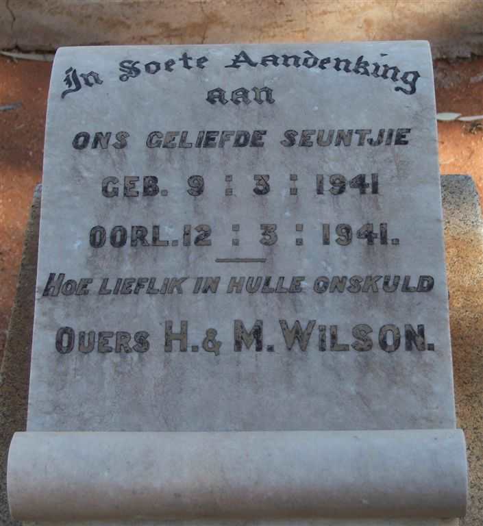 WILSON ? 1941-1941