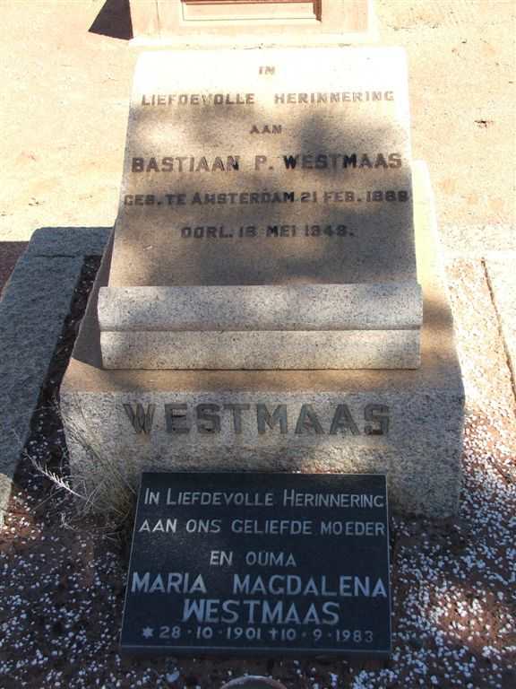 WESTMAAS Bastiaan P. 1888-1949 &amp; Maria Magdalena 1901-1983