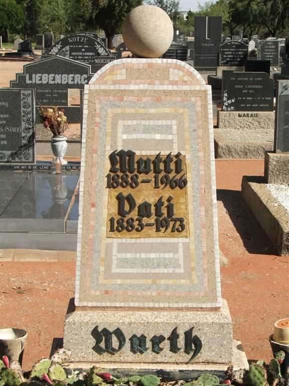 WURTH Vati 1883-1973 &amp; Mutti 1888-1966