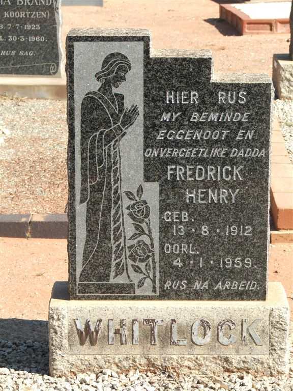 WHITLOCK Fredrick Henry 1912-1959