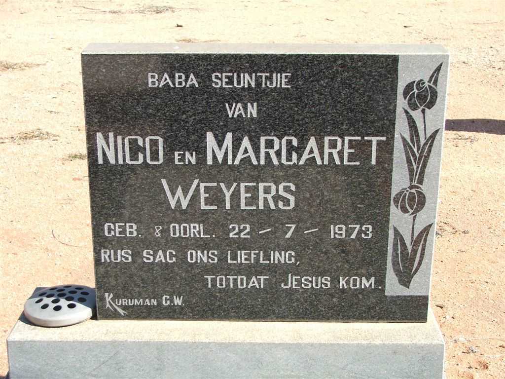 WEYERS Baba 1973-1973