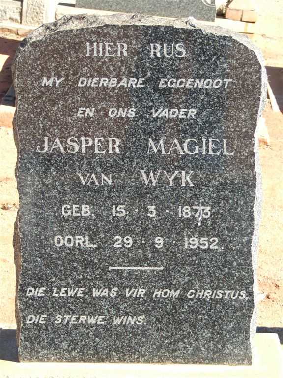 WYK Jasper Magiel, van 1873-1952