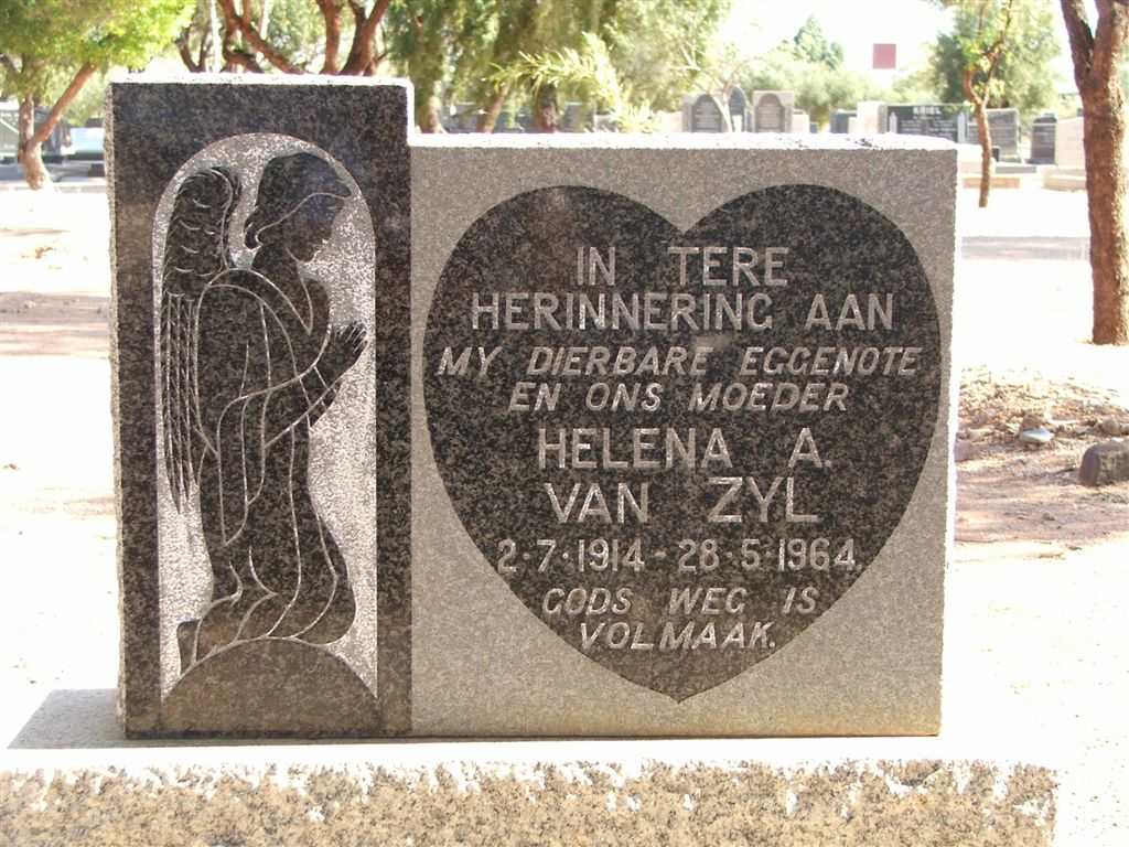 ZYL Helena A., van 1914-1964