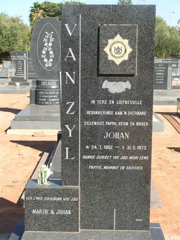 ZYL Johan, van 1952-1973