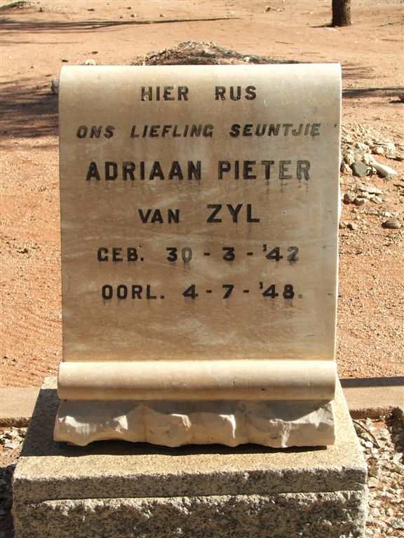 ZYL Adriaan Pieter, van 1942-1948