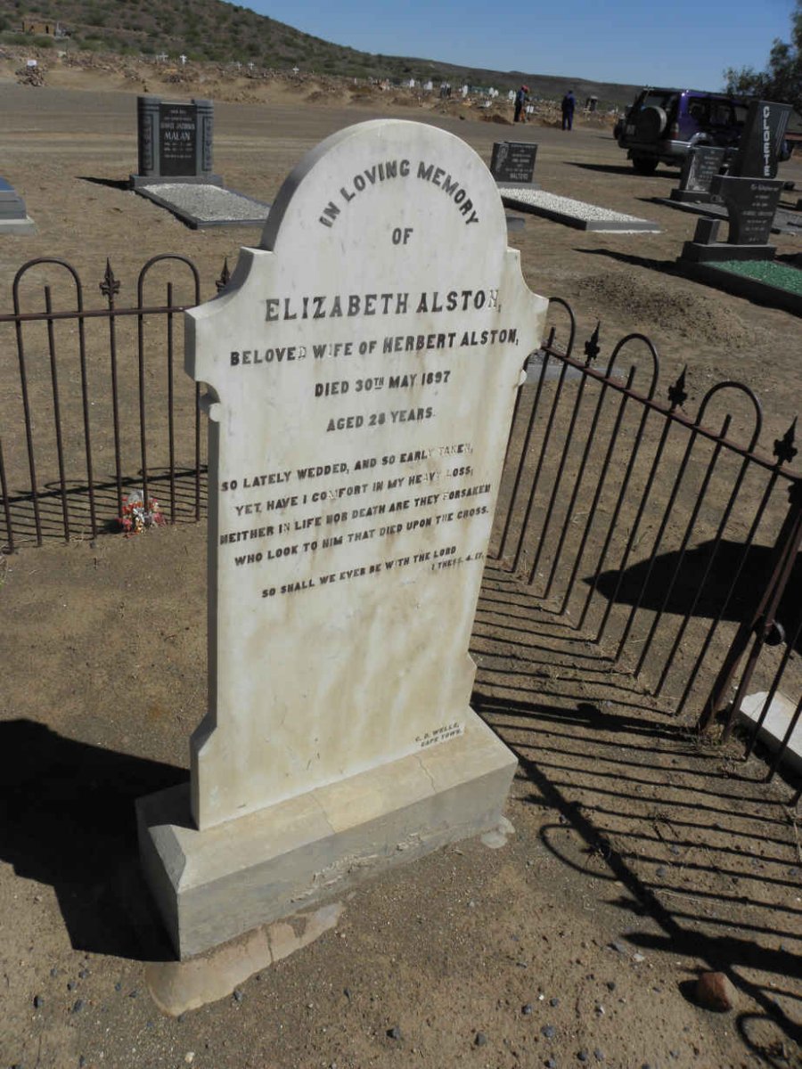 ALSTON Elizabeth - 1897