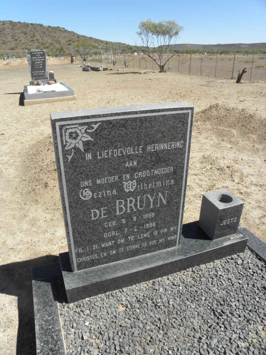 BRUYN Gezina Wilhelmina, de 1899-1995