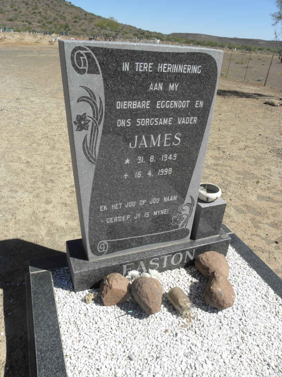 EASTON James 1949-1998