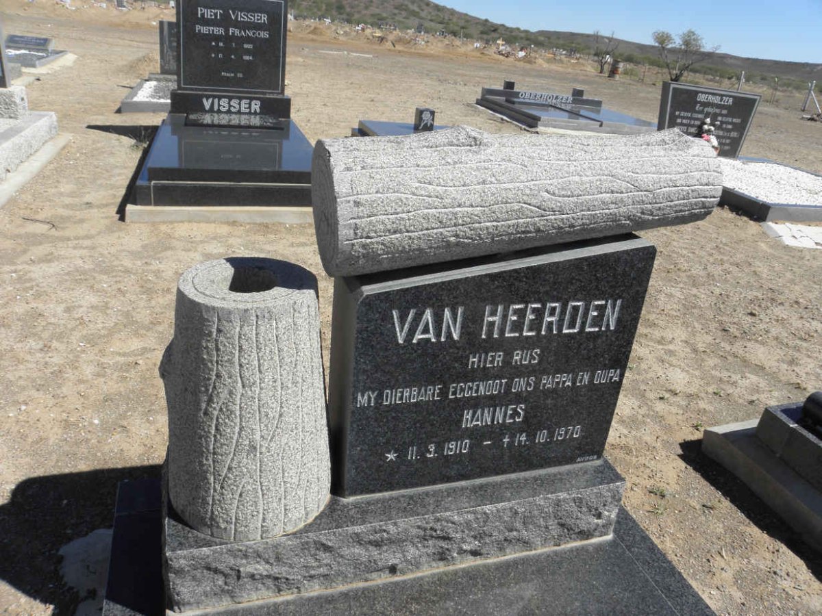 HEERDEN Hannes, van 1910-1970