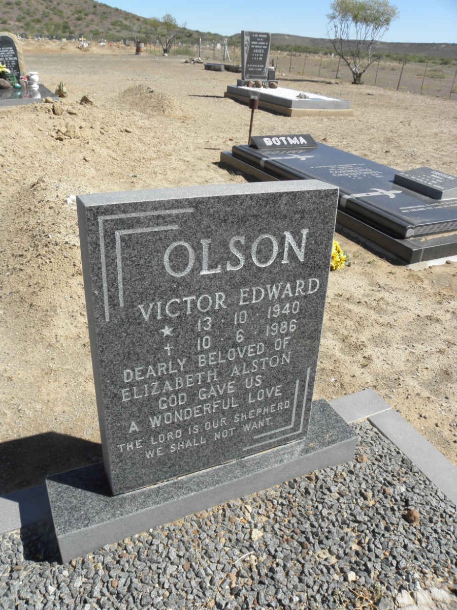 OLSEN Victor Edward 1940-1986