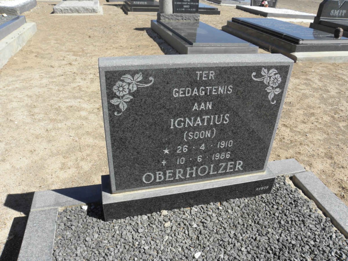 OBERHOLZER Ignatius 1910-1986
