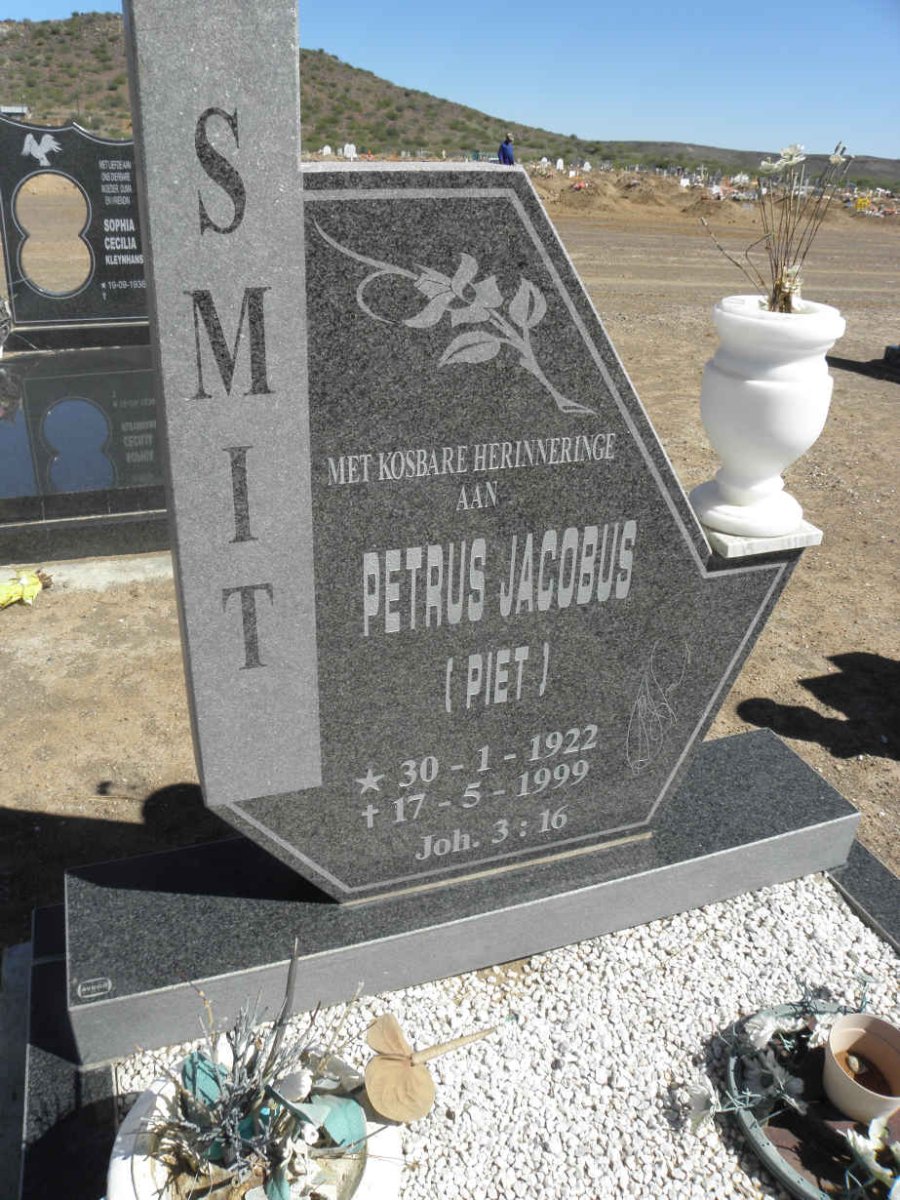 SMIT Petrus Jacobus 1922-1999