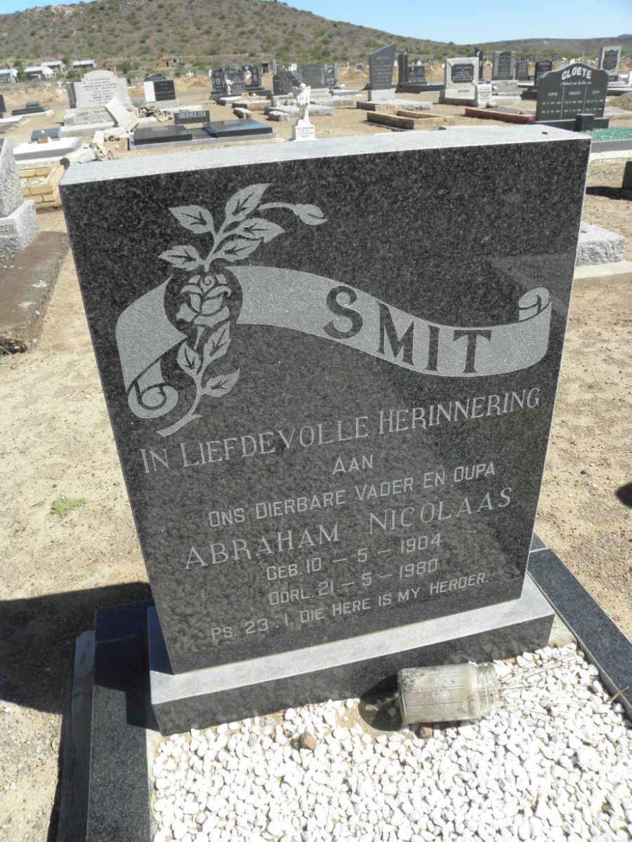 SMIT Abraham Nicolaas 1904-1980