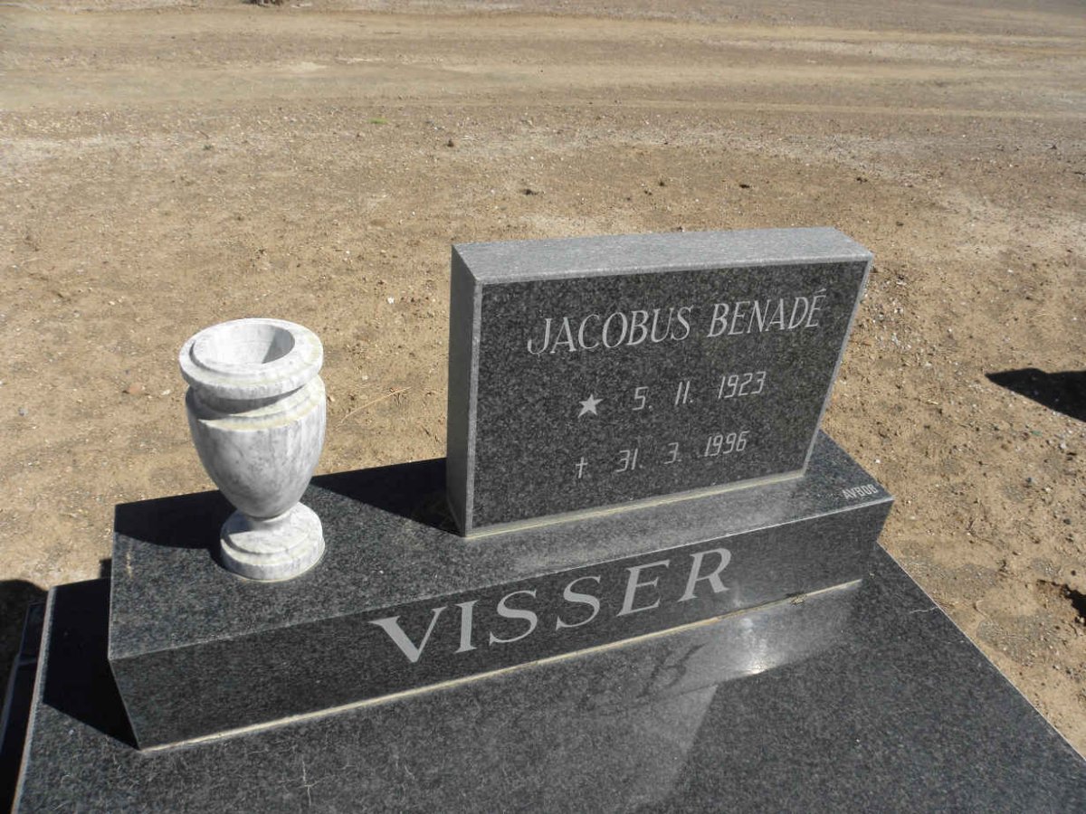 VISSER Johannes Benade 1923-1996