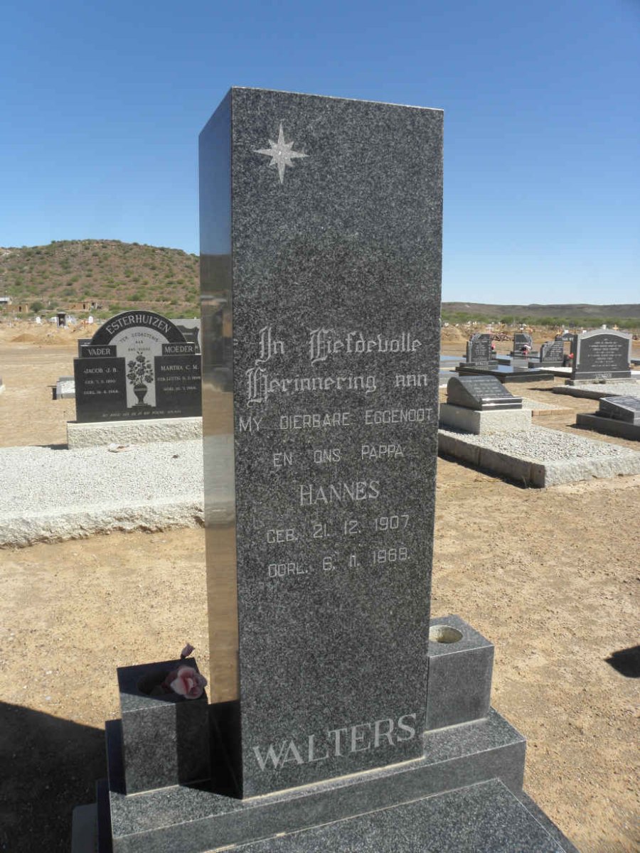 WALTERS Hannes 1907-1951