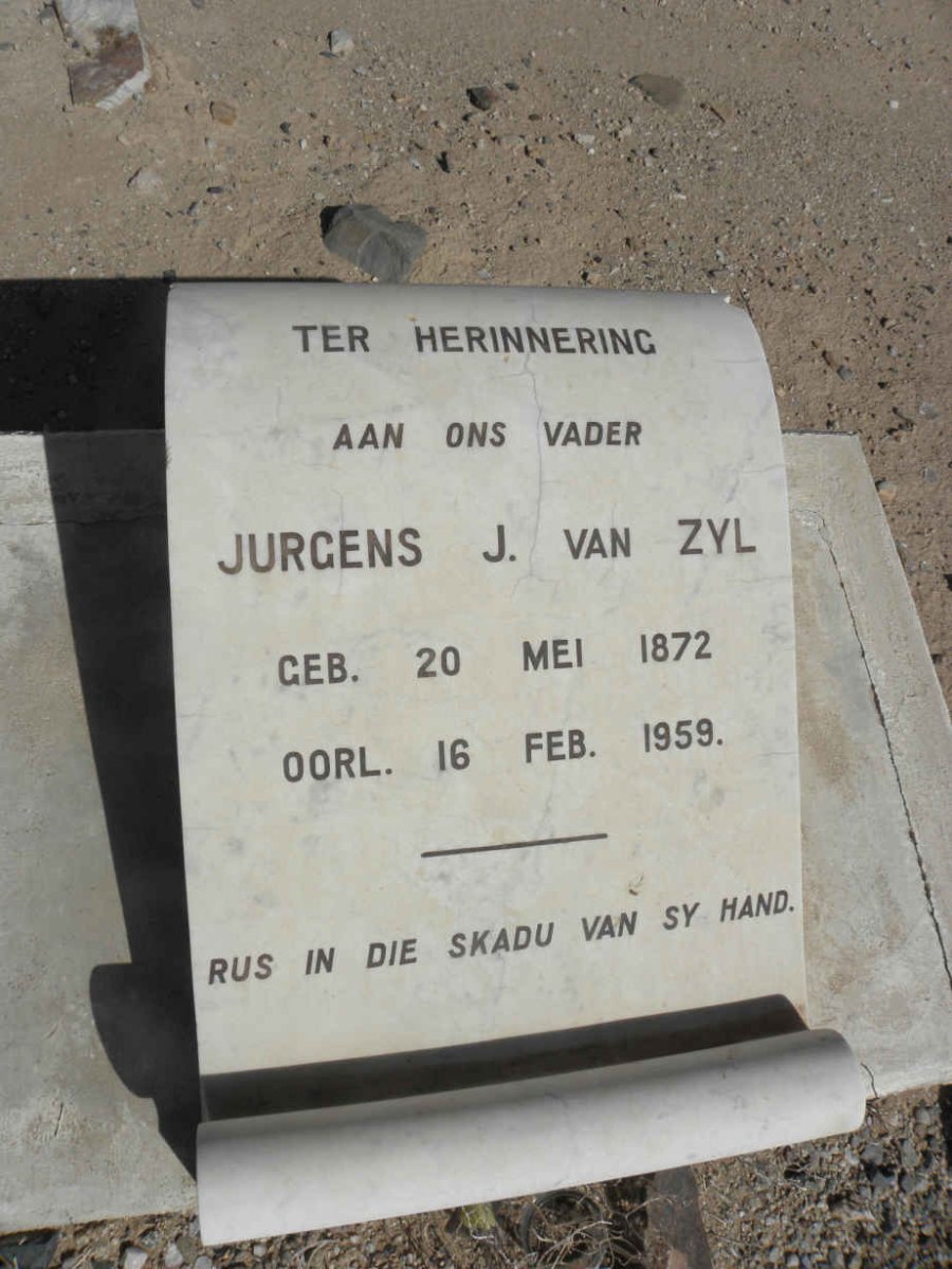 ZYL Jurgens J., van 1872-1959