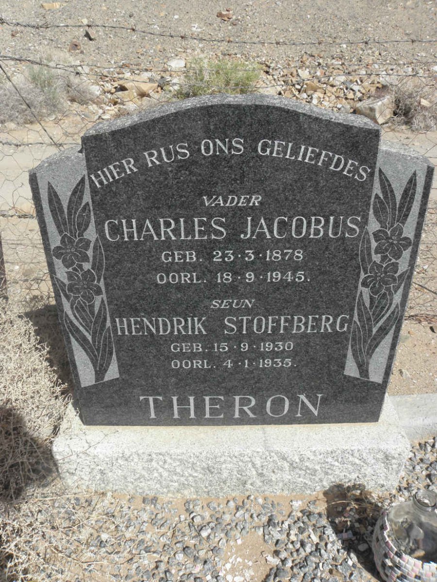 THERON Charles Jacobus 1878-1945 :: THERON Hendrik Stoffberg 1930-1935