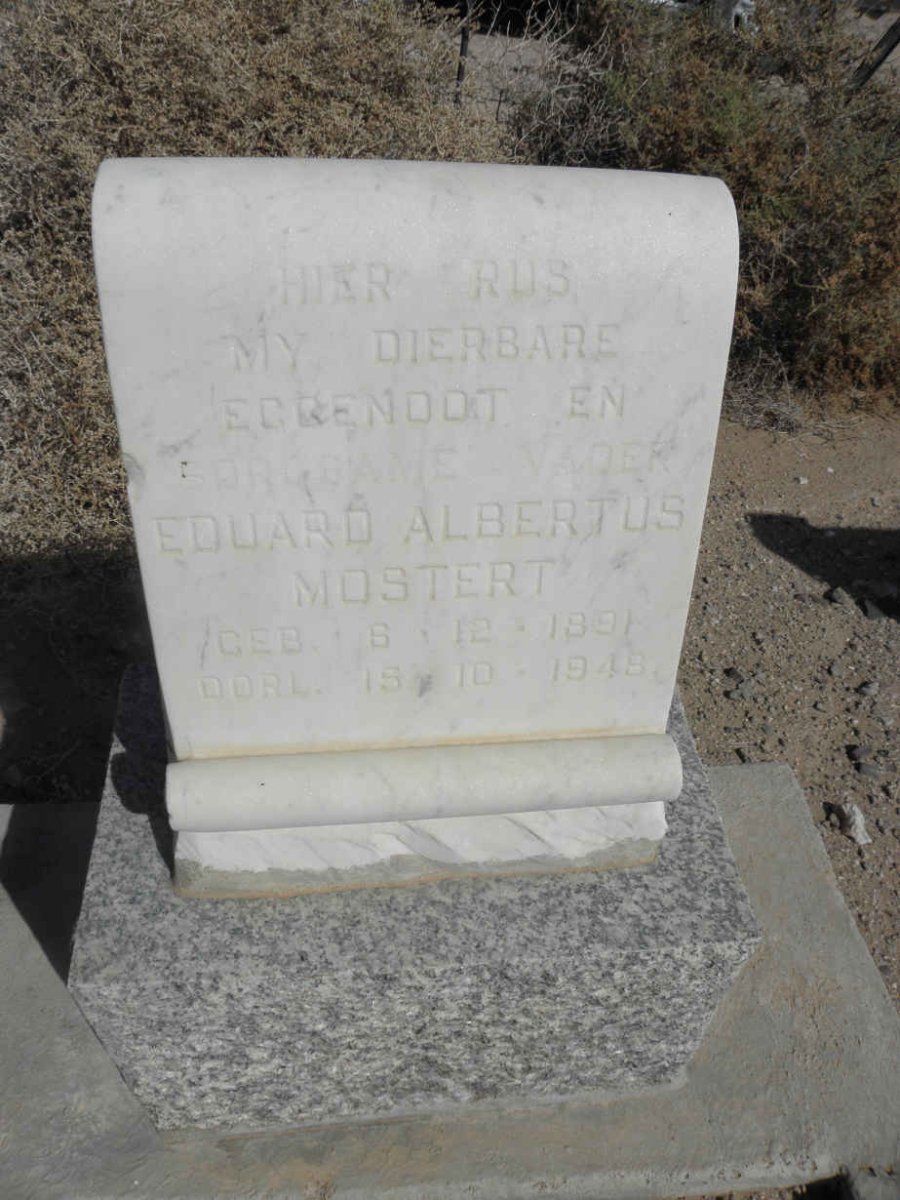 MOSTERT Eduard Albertus 1891-1948