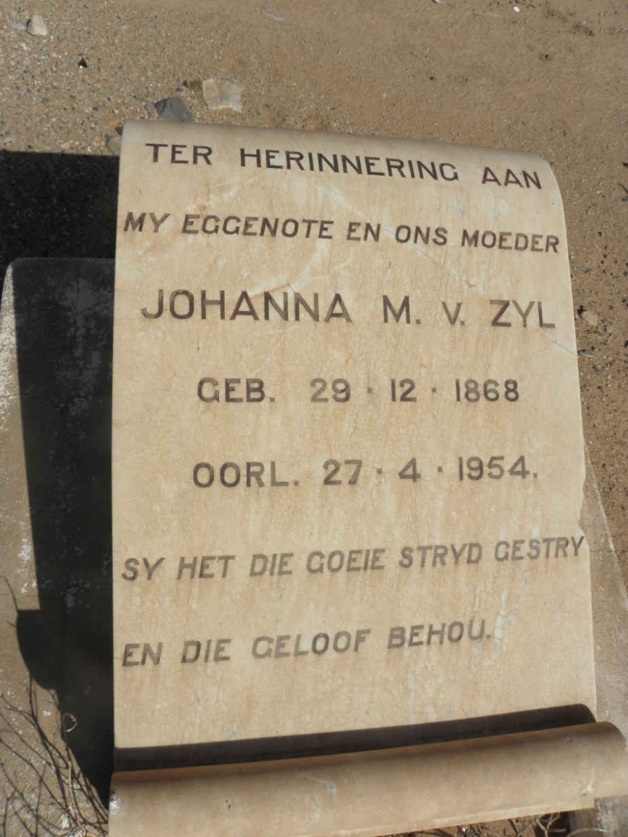 ZYL Johanna M., v. 1868-1954