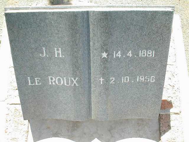 ROUX J.H., le 1881-1956