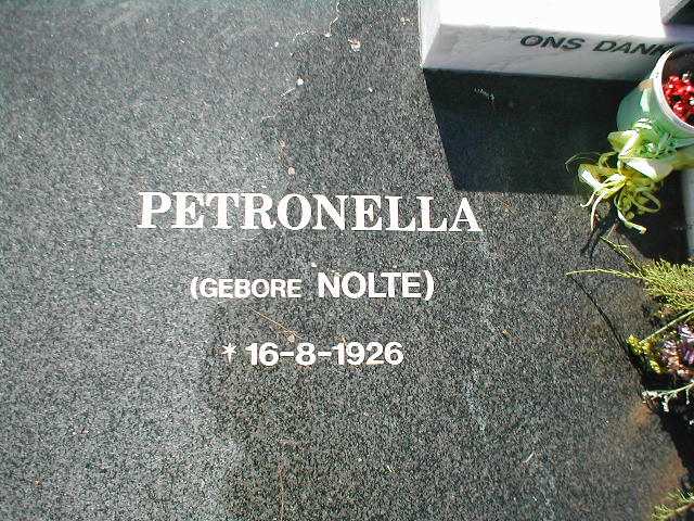 RENSBURG Petronella, Jansen van nee NOLTE 1926-