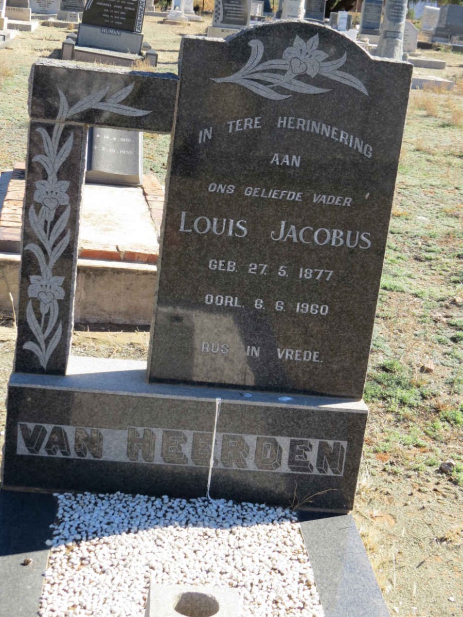 HEERDEN Louis Jacobus, van 1877-1960