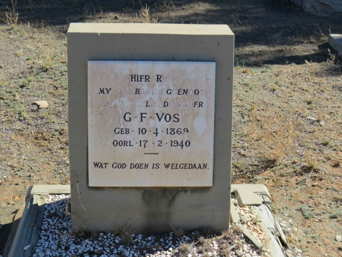 VOS G.F. 1869-1940