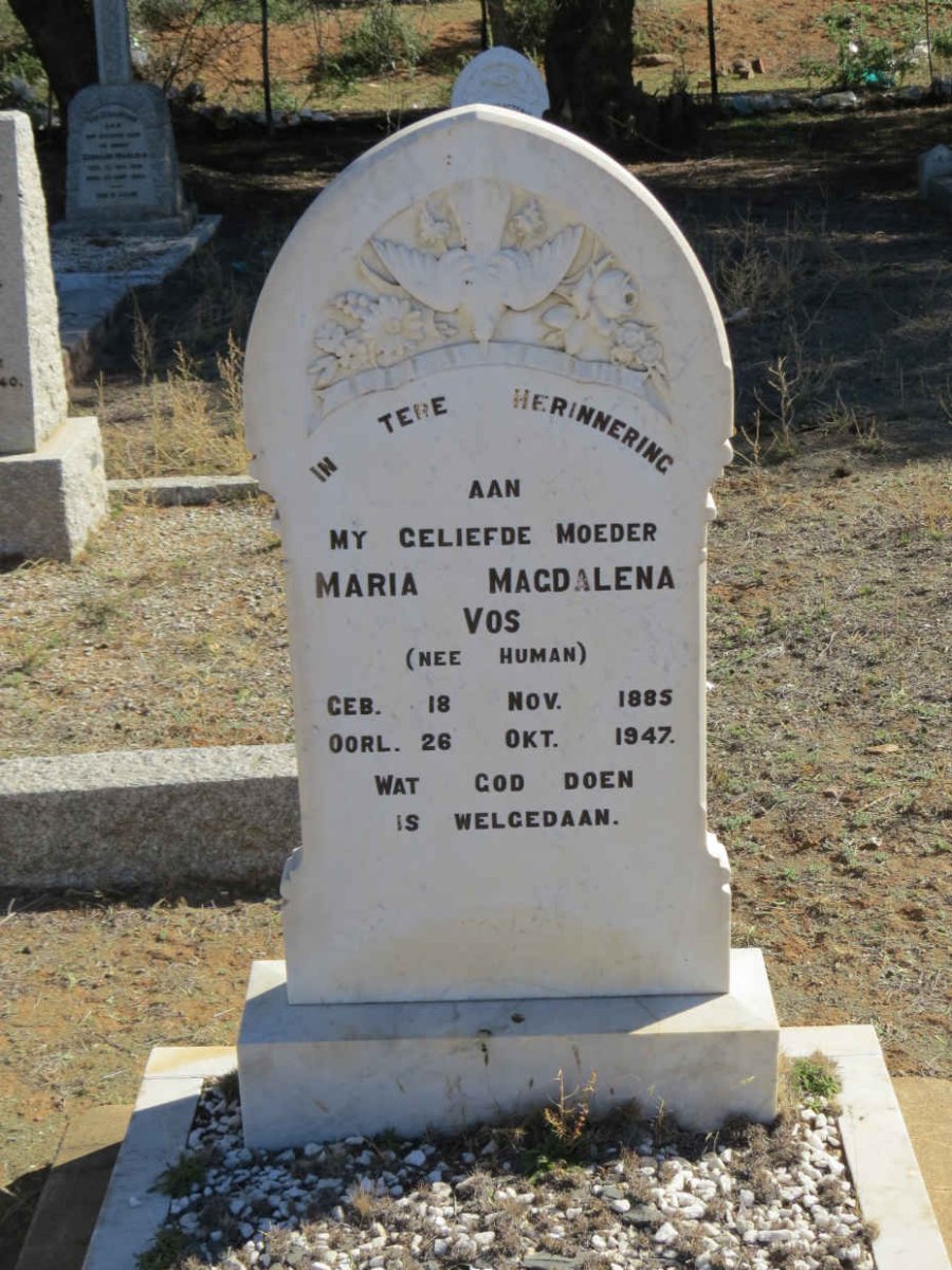 VOS Maria Magdalena nee HUMAN 1885-1947