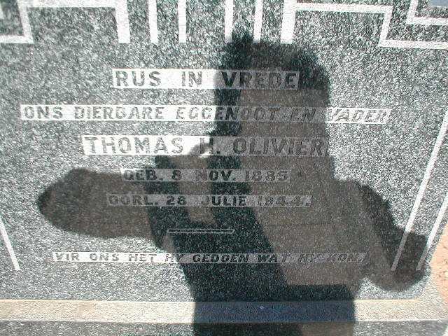OLIVIER Thomas H. 1885-1944