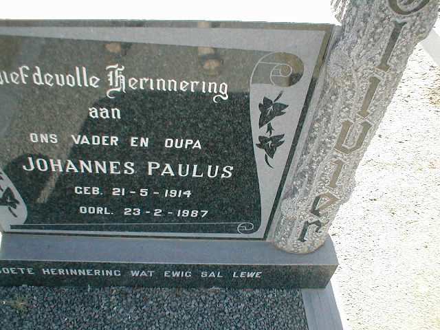 OLIVIER Johannes Paulus 1914-1987