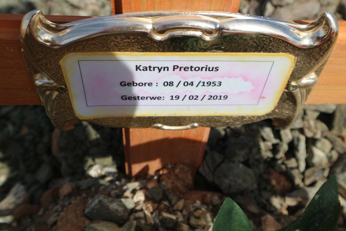PRETORIUS Katryn 1953-2019