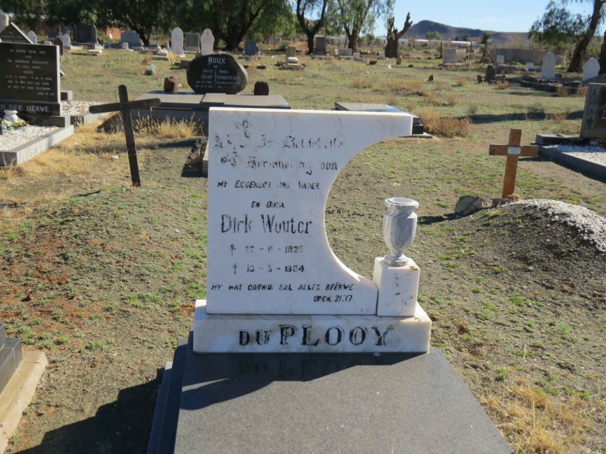 PLOOY Dirk Wouter, du 1925-1994