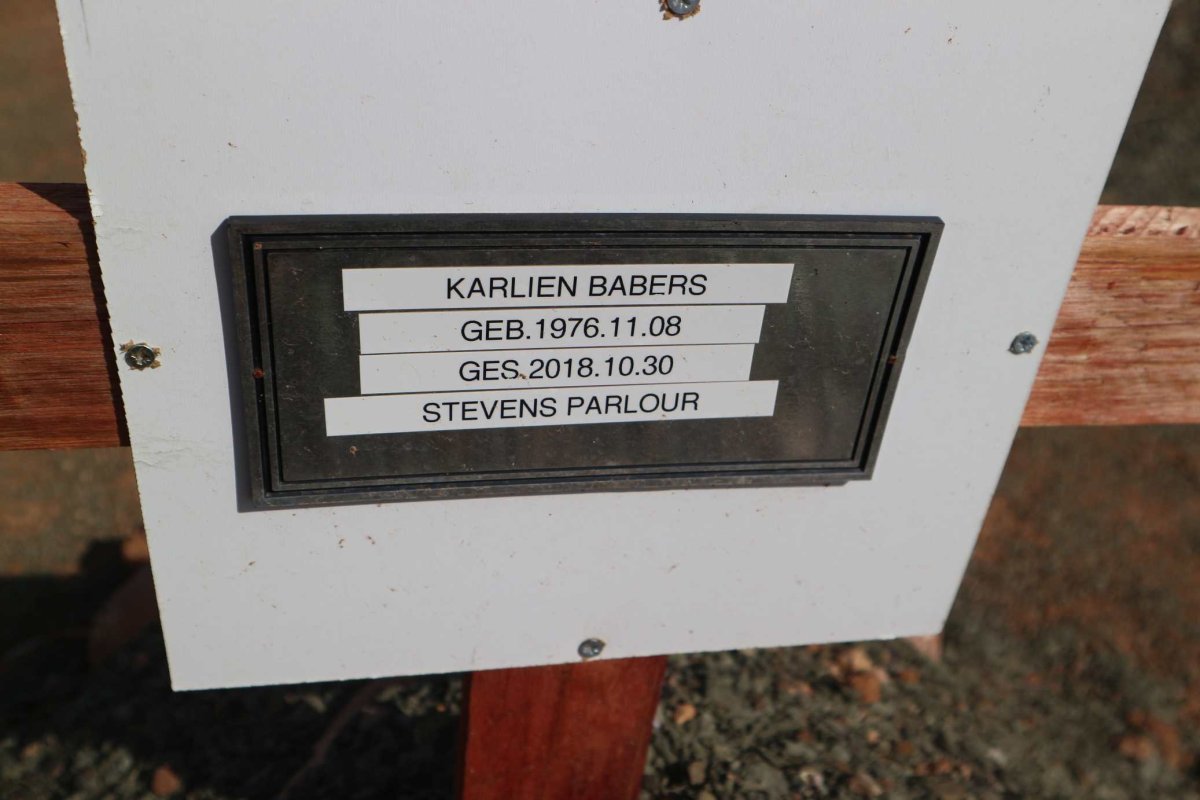 BARBERS Karlien 1976-2018