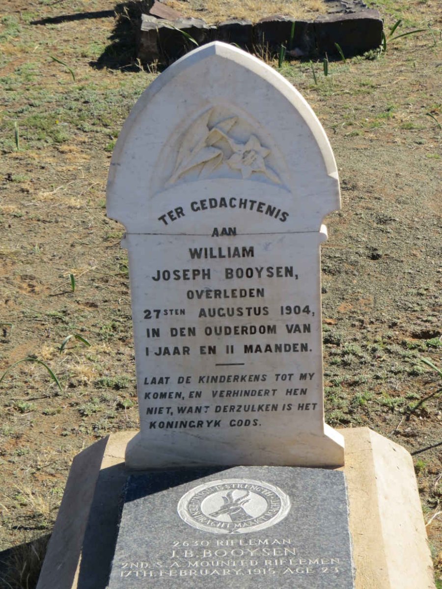 BOOYSEN William Joseph -1904
