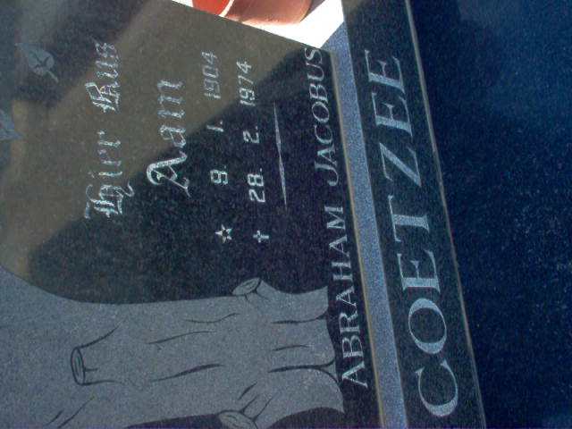COETZEE Abraham Jacobus 1904-1974