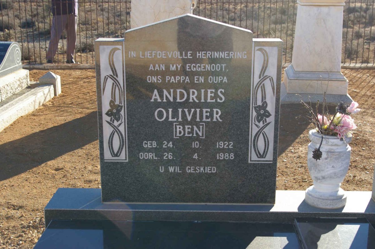 HUGO Andries Olivier 1922-1988