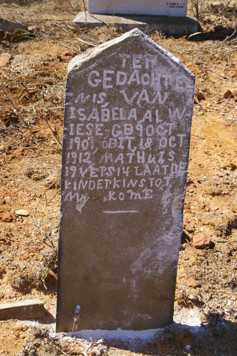 WIESE Isabela A.L. 1907-1912