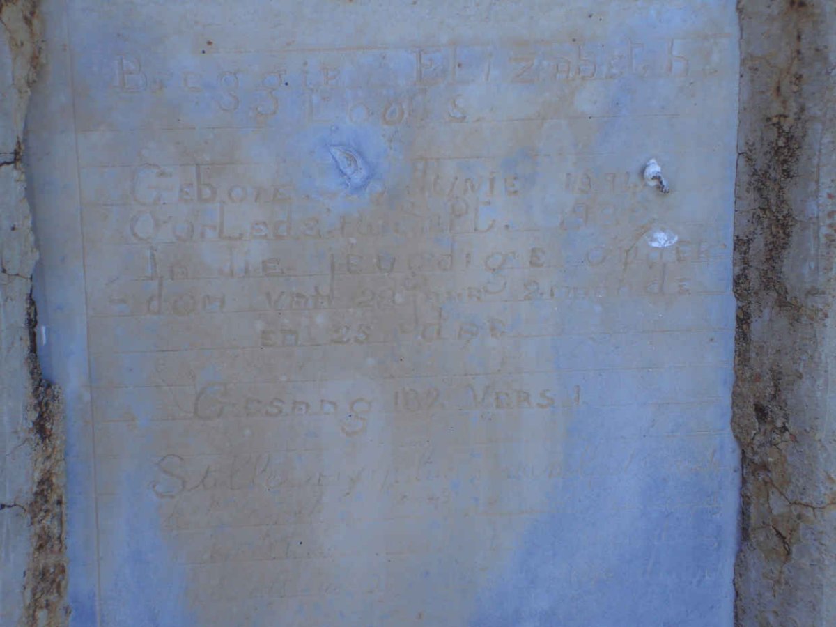 LOOTS Breggie Elizabeth 18?4-1923