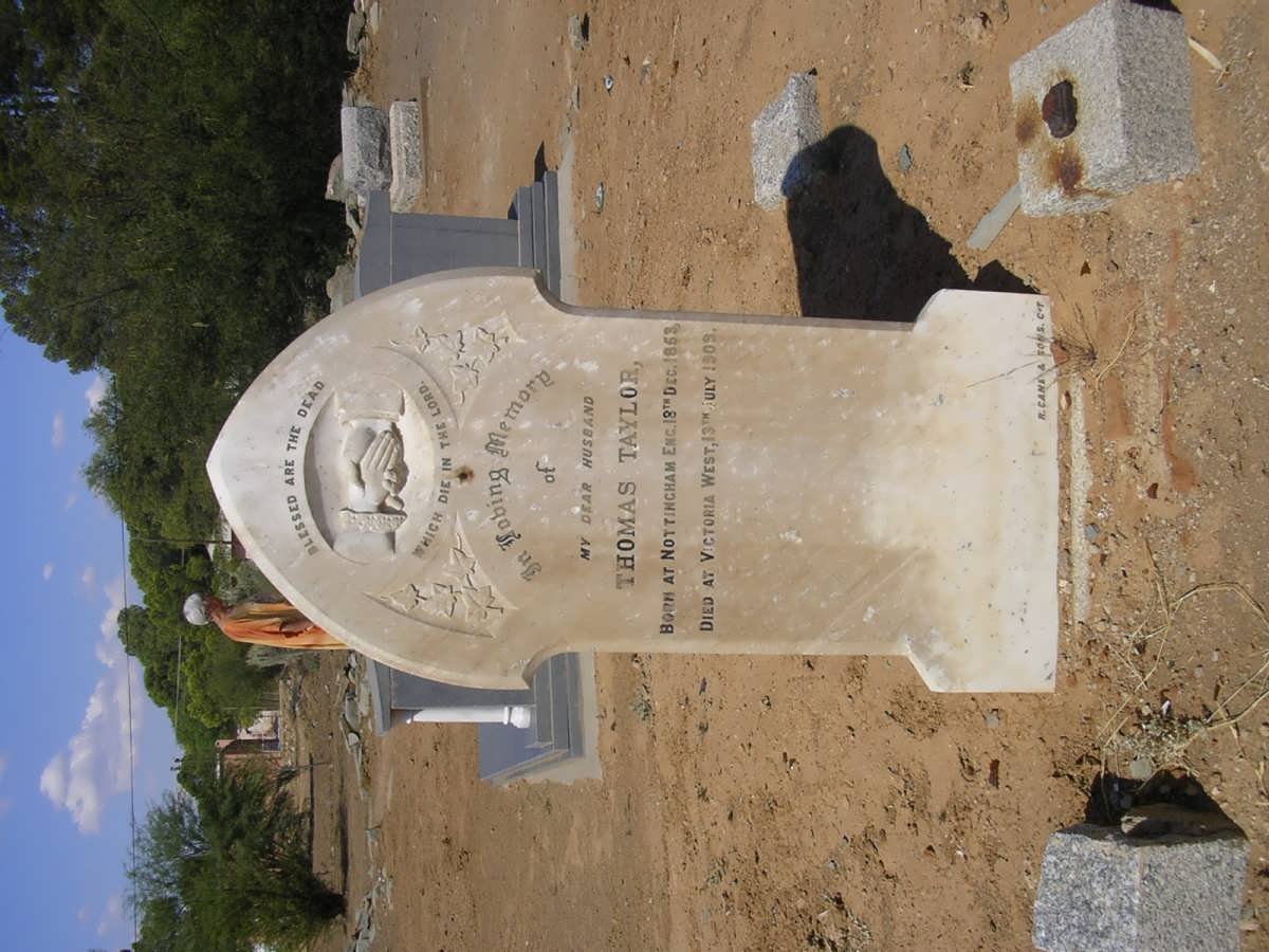 TAYLOR Thomas 1853-1909