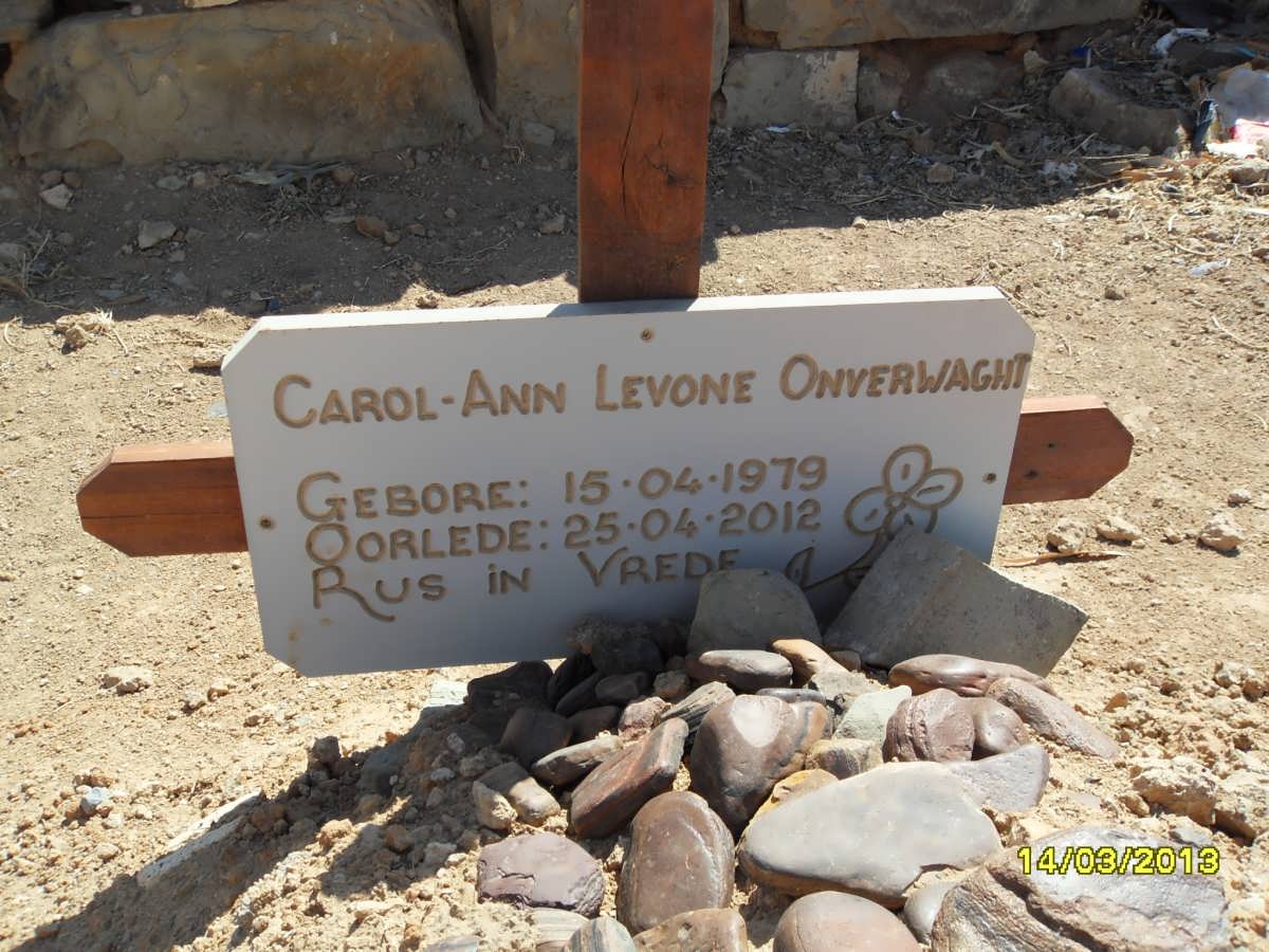 ONVERWAGHT Carol-Ann Levone 1979-2012