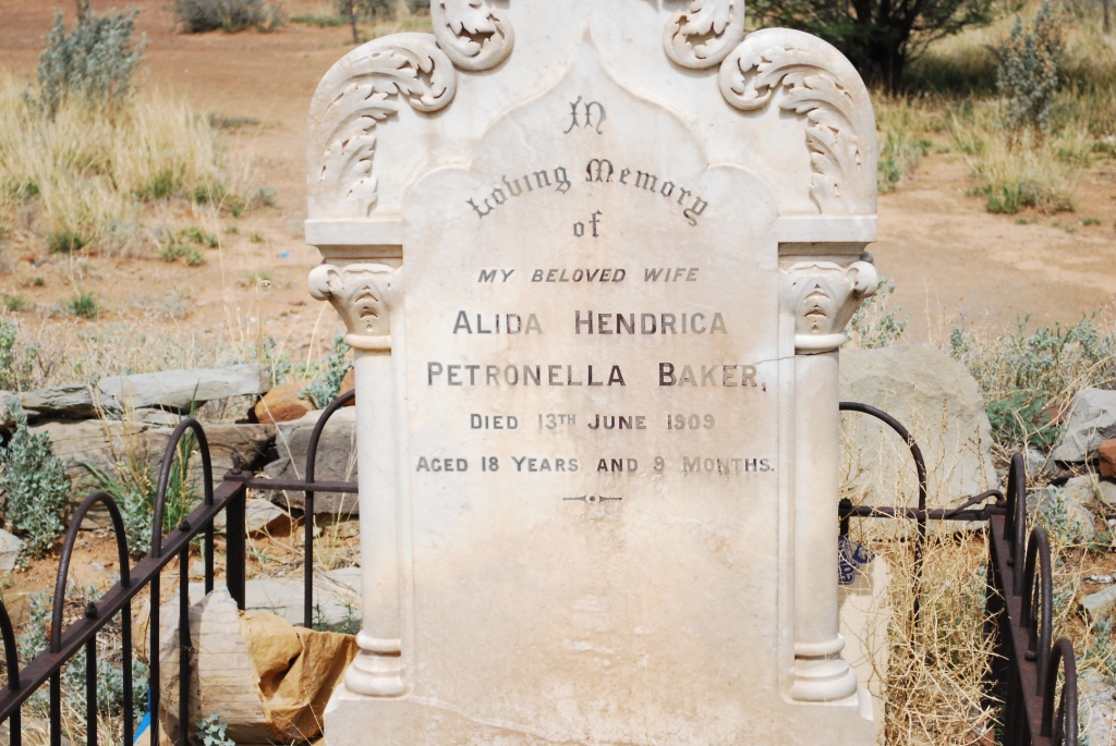 BAKER Alida Hendrica Petronella -1909