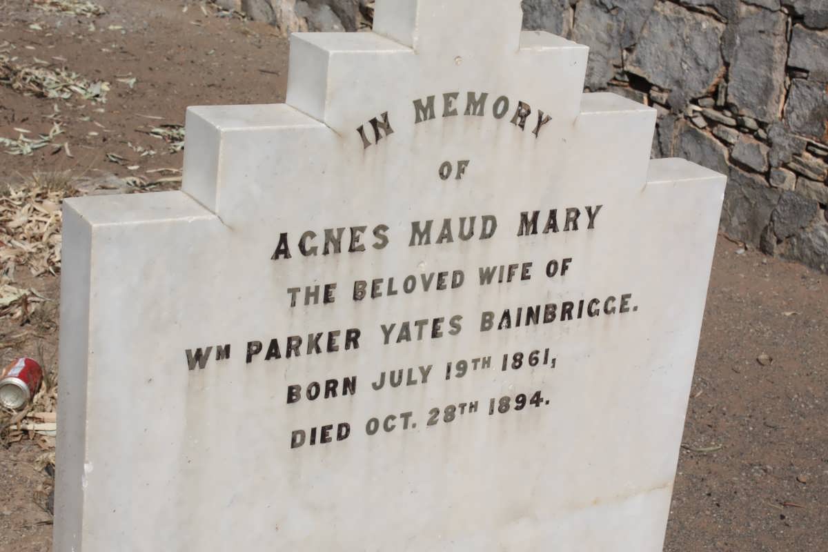 BAINBRIGGE Agnes Maud Mary 1861-1894
