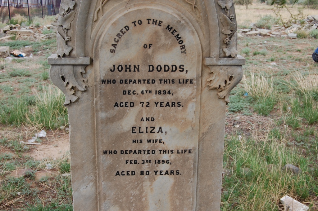DODDS John -1894 &amp; Eliza -1896